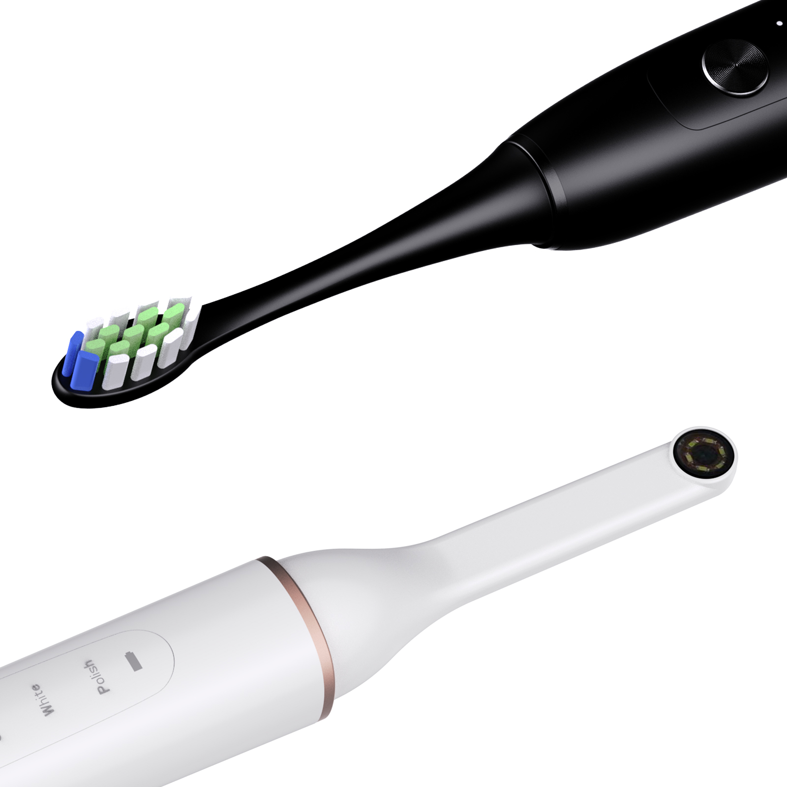 Wholesale Wowhite Oral Care New Electric Toothbrush Can Be Connected To Cell Phone Portable Convenient replacement brush head