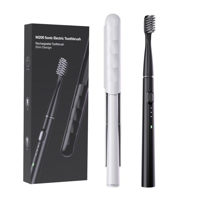Wholesale Rechargeable Electric Toothbrush OEM Logo Intelligent Whitening Teeth Charge Slim Smart Sonic Electric Vibrating Toothbrush