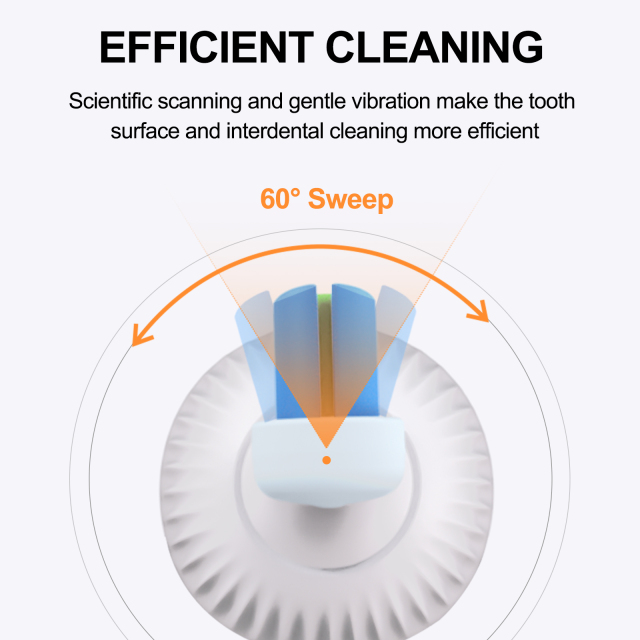 Wholesale Stock Wireless Charging IPX7 Smart Wave Sweep Oscillating Servo Motor Electric Sonic Toothbrush Accept OEM/ODM