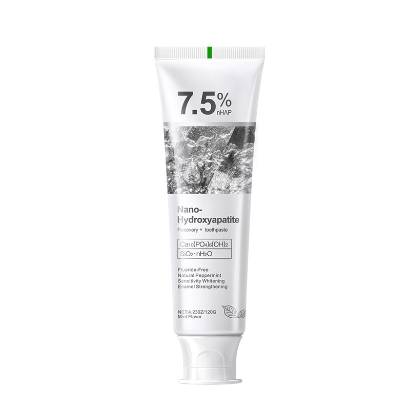 Nano-hydroxyapatite Fluoride-Free Toothpaste for Adults 7.5 Teeth Whitening Decay Repair Breath Freshening Chemical Ingredient