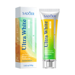 OEM Private Label Pomegranate Sakura Ultra Whitening Toothpaste Deep Cleansing Freshen Breath Brightening Teeth Reduce Stains