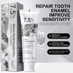 Nano-hydroxyapatite Fluoride-Free Toothpaste for Adults 7.5 Teeth Whitening Decay Repair Breath Freshening Chemical Ingredient