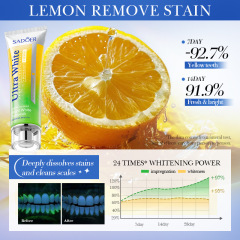OEM Private Label Pomegranate Sakura Ultra Whitening Toothpaste Deep Cleansing Freshen Breath Brightening Teeth Reduce Stains