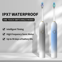 Customized Electric Toothbrush Rechargeable Smart Waterproof Sonic Electric Toothbrush Wholesale