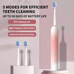 Customized Electric Toothbrush Rechargeable Smart Waterproof Sonic Electric Toothbrush Wholesale