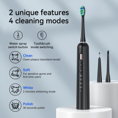 3-in-1 Electric Toothbrush Dental Cordless Water Flosser Teeth Whitening Feature Medium Tartar Remover for Optimal Oral Care
