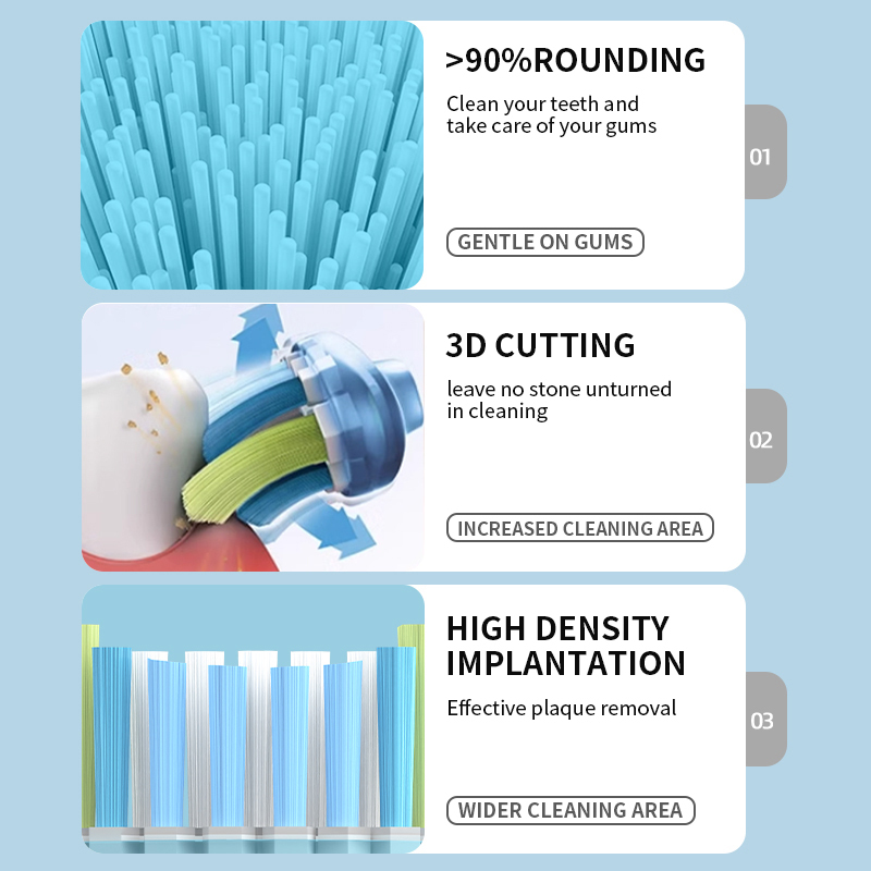 Customized Electric Toothbrush Rechargeable Smart Waterproof Sonic Electric Toothbrush Wholesale