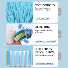 Customized Electric Toothbrush Rechargeable Smart Waterproof Sonic Electric Toothbrush Wholesale