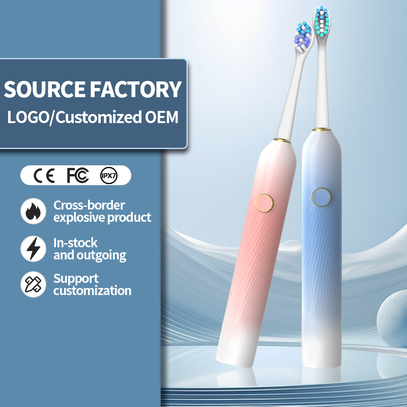 Customized Electric Toothbrush Rechargeable Smart Waterproof Sonic Electric Toothbrush Wholesale