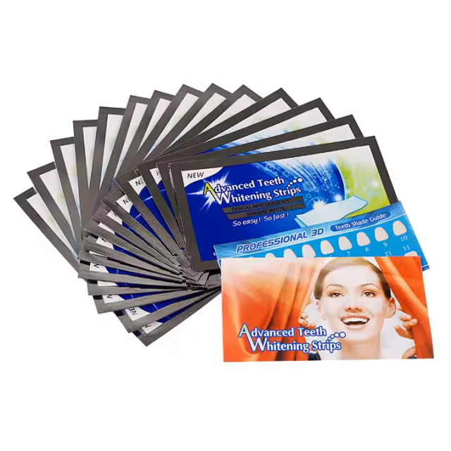 Minty Flavor Whitening Strips Dentist-Recommended Teeth Whitening Strips for Home Use