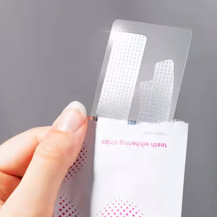 CE Approved Non Peroxide White Strips Custom Logo PAP Teeth Whitening Strips