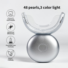 Wowhite Oral Care New Packaging Wireless 48 Teeth Whitening Device with LED Light and Gel - OEM/ODM Private Label