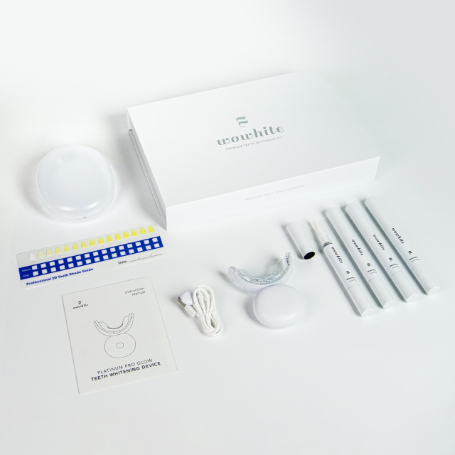 Wowhite New Wireless 48 Teeth Whitening with LED Light & Gel – OEM/ODM Private Label