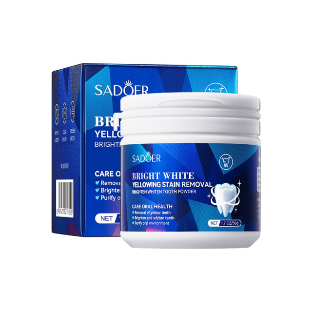 Brightening Tooth Powder Oral Cleansing Yellow Stain Removal Whitening Teeth Smoke Stain Removal