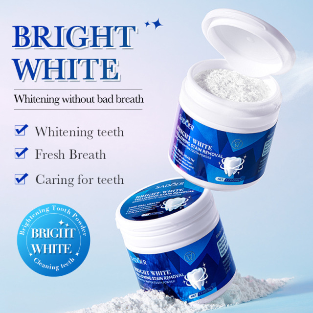 Brightening Tooth Powder Oral Cleansing Yellow Stain Removal Whitening Teeth Smoke Stain Removal