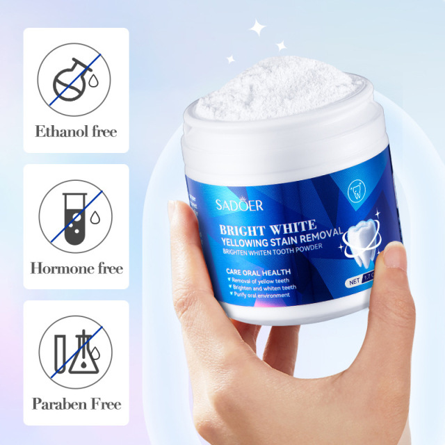 Brightening Tooth Powder Oral Cleansing Yellow Stain Removal Whitening Teeth Smoke Stain Removal