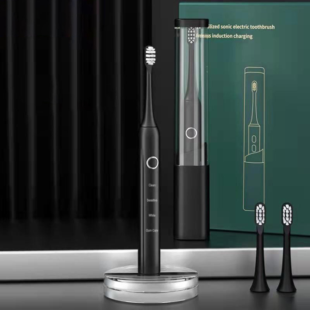 UV-Sterilizing Electric Toothbrush with Sonic Cleaning