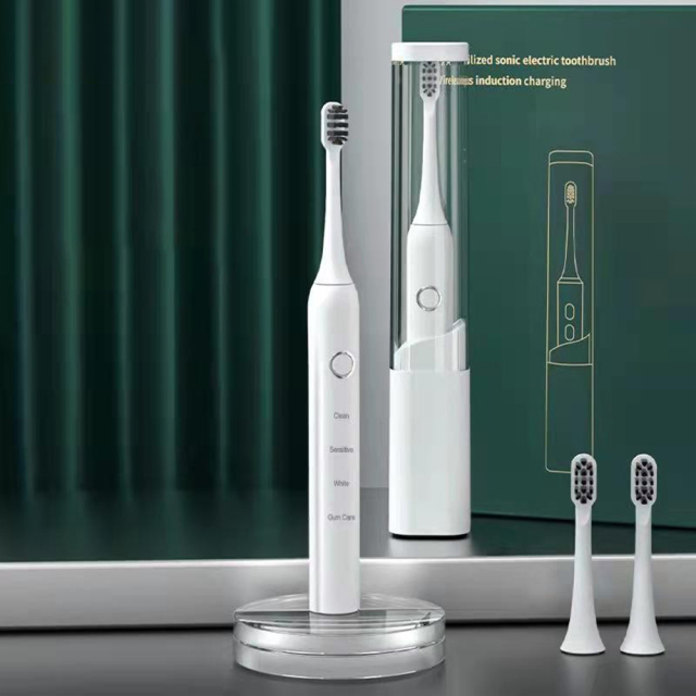 UV-Sterilizing Electric Toothbrush with Sonic Cleaning