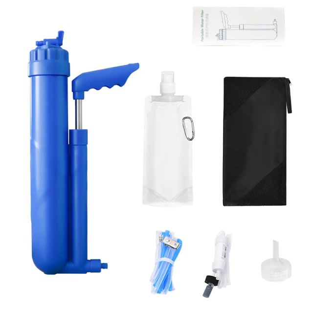 Personal Outdoor Activated Carbon Block Filter Portable Pump Water Filter Hand pressure water filter pump outdoor,Portable Pump Water Filter Hand pressure water filter pump outdoor,Purithm