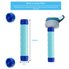 Outdoor Survival Camping Portable Hiking Drink Water Filter Purifier Bottle Filter Water With Purifier,Outdoor Portable Water Filter Bottle Water Filter Water Purifier,Purithm