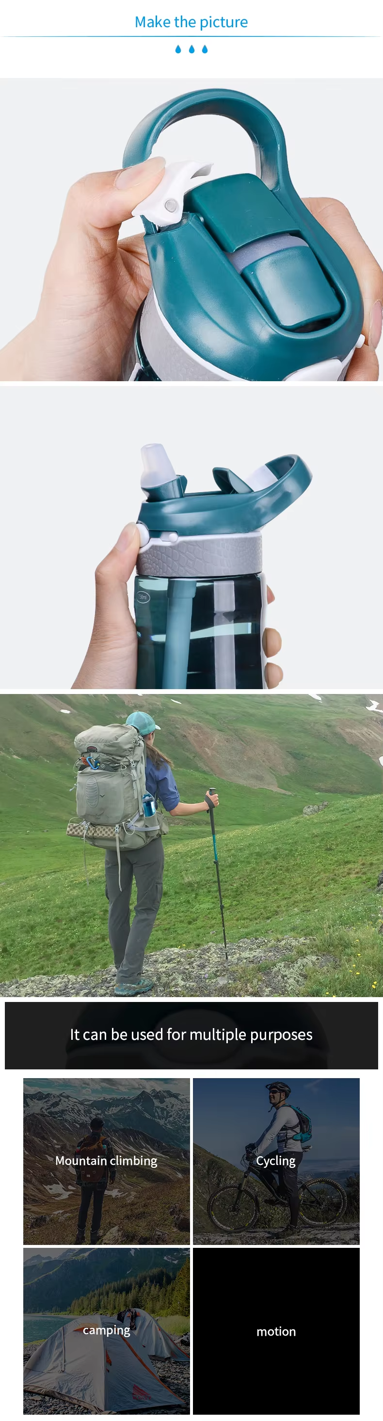 Outdoor Survival Camping Portable Hiking Drink Water Filter Purifier Bottle Filter Water With Purifier,Outdoor Portable Water Filter Bottle Water Filter Water Purifier,Purithm