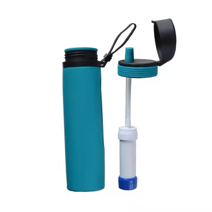 water filter straw camping water filter hiking straw water bottle with straw filter,water filter straw water bottle with straw filter for Outdoor activity,Purithm