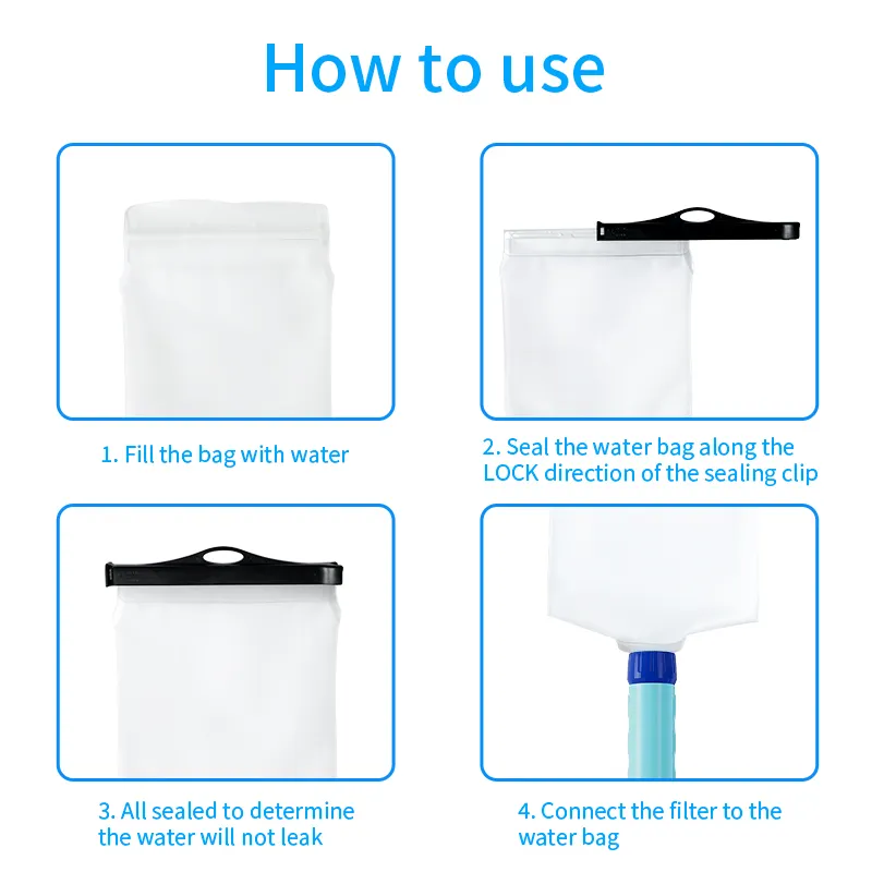 Great piece of light weight backpacking gear for outdoor activities , hiking, camping, scouting, back country travel and emergency preparedness.,Water filter Bag light weight backpacking gear for outdoor activitie,Purithm