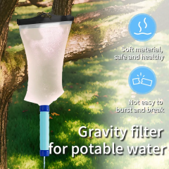 Great piece of light weight backpacking gear for outdoor activities , hiking, camping, scouting, back country travel and emergency preparedness.,Water filter Bag light weight backpacking gear for outdoor activitie,Purithm