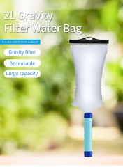 Great piece of light weight backpacking gear for outdoor activities , hiking, camping, scouting, back country travel and emergency preparedness.,Water filter Bag light weight backpacking gear for outdoor activitie,Purithm