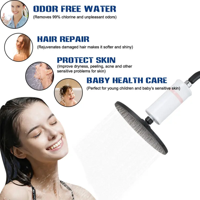 Bathroom shower water filter fragance Vitamin C healthy and comfortable bathroom shower head filter,Professional Bathroom Water Solutions | Systems for Showers & Tubs,Purithm