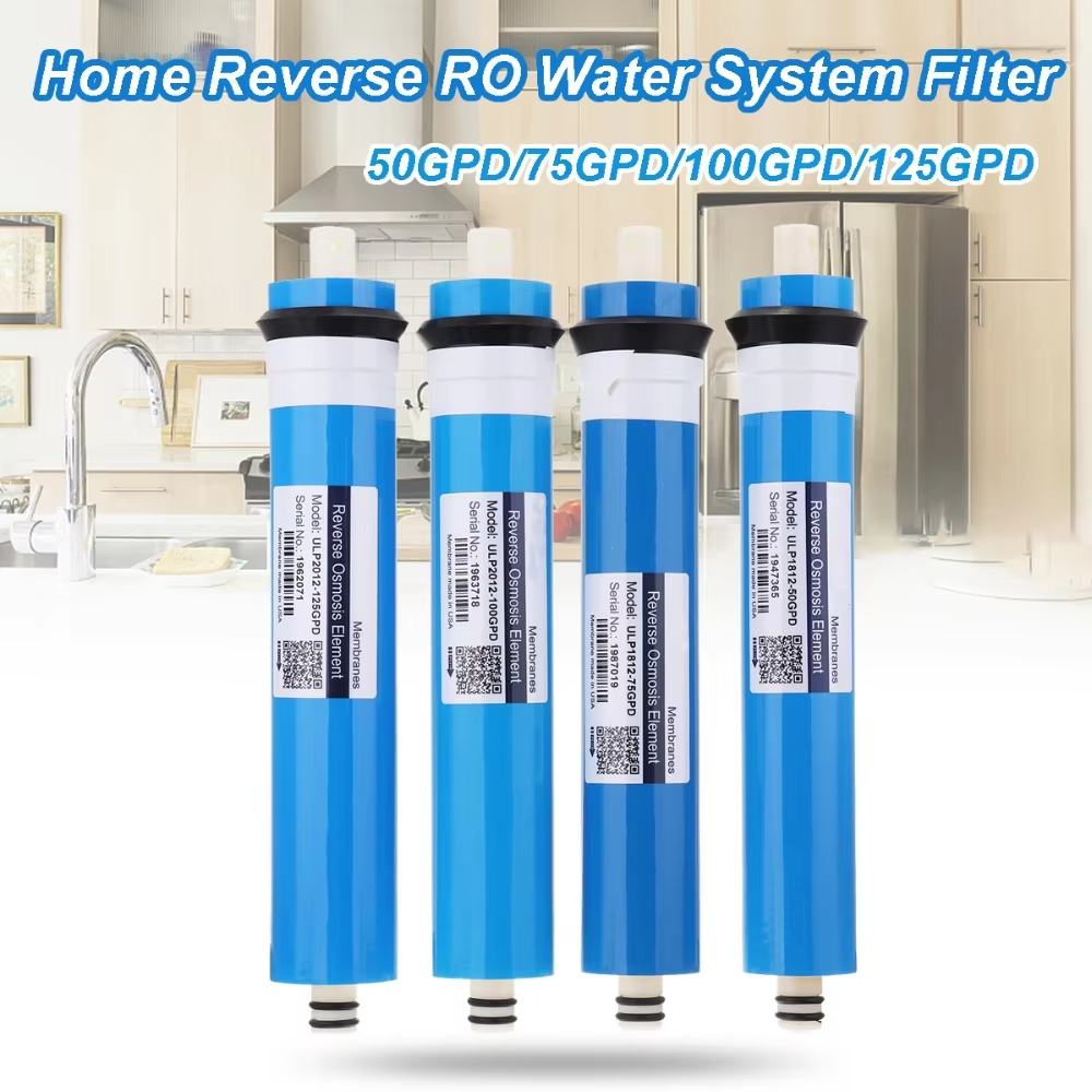 Domestic RO Membrane Manufacturer Reverse Osmosis Membrane Replacement Filter Home RO water filter replacement,Professional-Grade Filtration: Removes 99.99% of contaminants,Purithm
