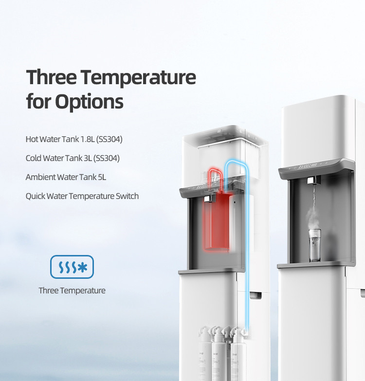 Electric Multi-Function Freestanding Smart Hot and Cold LCD Display Filter Reminder Water Dispenser,Electric Multi-Function Freestanding Smart Hot & Cold Water Dispenser,Purithm