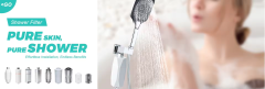 Bath shower water filter fragance Modern High Pressure Filtered Massage ABS Beauty Bathroom Shower Head With filters,Professional Bathroom Water Solutions | Systems for Showers & Tubs,Purithm