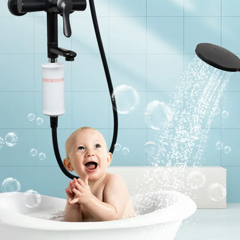 High Output Revitalizing Shower Filter Reduces Dry Itchy Skin Dandruff Eczema Improve the Condition of Skin Hair and Nails,Professional Bathroom Water Solutions | Systems for Showers & Tubs,Purithm