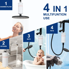 Bathroom shower water filter fragance Vitamin C healthy and comfortable bathroom shower head filter,Professional Bathroom Water Solutions | Systems for Showers & Tubs,Purithm