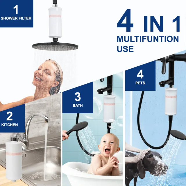 Bathroom shower water filter fragance Vitamin C healthy and comfortable bathroom shower head filter,Professional Bathroom Water Solutions | Systems for Showers & Tubs,Purithm