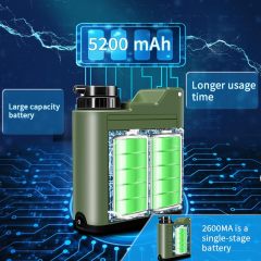 Hiking Drinking Mini Pump Electric Water Filter Straw System Camping Outdoor Portable Personal Electric Water Purifier Filter,Portable Survival Electric Water Filter Straw System for Outdoor,Purithm