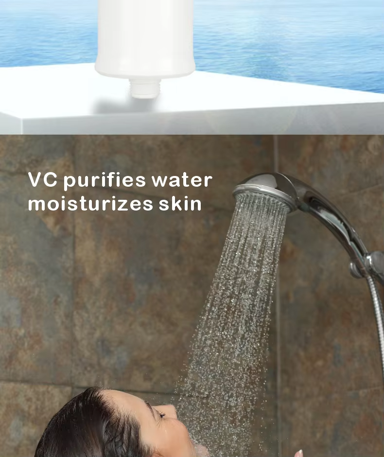 High Output Revitalizing Shower Filter Reduces Dry Itchy Skin Dandruff Eczema Improve the Condition of Skin Hair and Nails,Professional Bathroom Water Solutions | Systems for Showers & Tubs,Purithm
