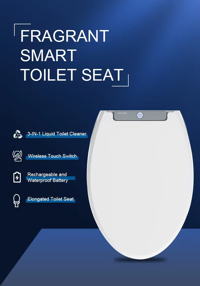 Hot Sale Plastic Scented Toilet Seat, Wholesale Self Cleaning Smart Toilet Lid, Buy Home Slow Descent Smart Toilet Seat Innovative Design Self Cleaning Smart Toilet Lid Bathroom Spray Perfume Fragrant Smart Toilet Seat,Medical-Grade Bidet Seats|Smart Toilet System with Hygienic Wash&Dry,Purithm