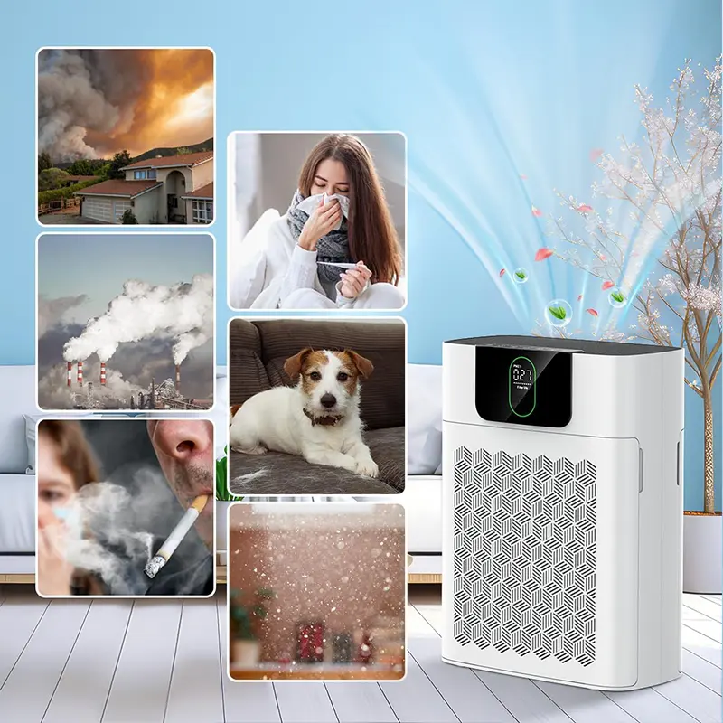 High Efficiency Customized Air Filter Purification System Hepa Filter for home bedroom air purifier,Residential Air Purifier with HEPA fitlers for home,Purithm