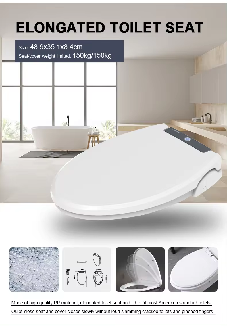 Hot Sale Plastic Scented Toilet Seat, Wholesale Self Cleaning Smart Toilet Lid, Buy Home Slow Descent Smart Toilet Seat Innovative Design Self Cleaning Smart Toilet Lid Bathroom Spray Perfume Fragrant Smart Toilet Seat,Medical-Grade Bidet Seats|Smart Toilet System with Hygienic Wash&Dry,Purithm