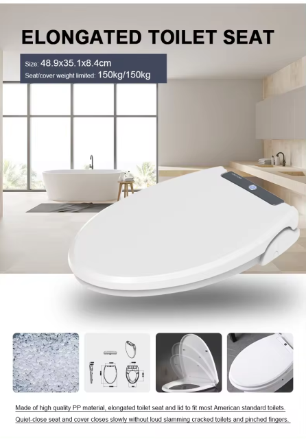 Hot Sale Plastic Scented Toilet Seat, Wholesale Self Cleaning Smart Toilet Lid, Buy Home Slow Descent Smart Toilet Seat Innovative Design Self Cleaning Smart Toilet Lid Bathroom Spray Perfume Fragrant Smart Toilet Seat,Medical-Grade Bidet Seats|Smart Toilet System with Hygienic Wash&Dry,Purithm