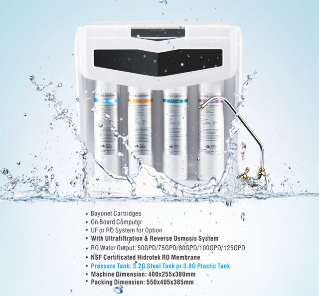 Compact water filter from China with reliable quality and cheap price. Advanced and latest water purifier for drinking water.,Remove 99.99% contaminants with our under-sink water purifier.,Purithm