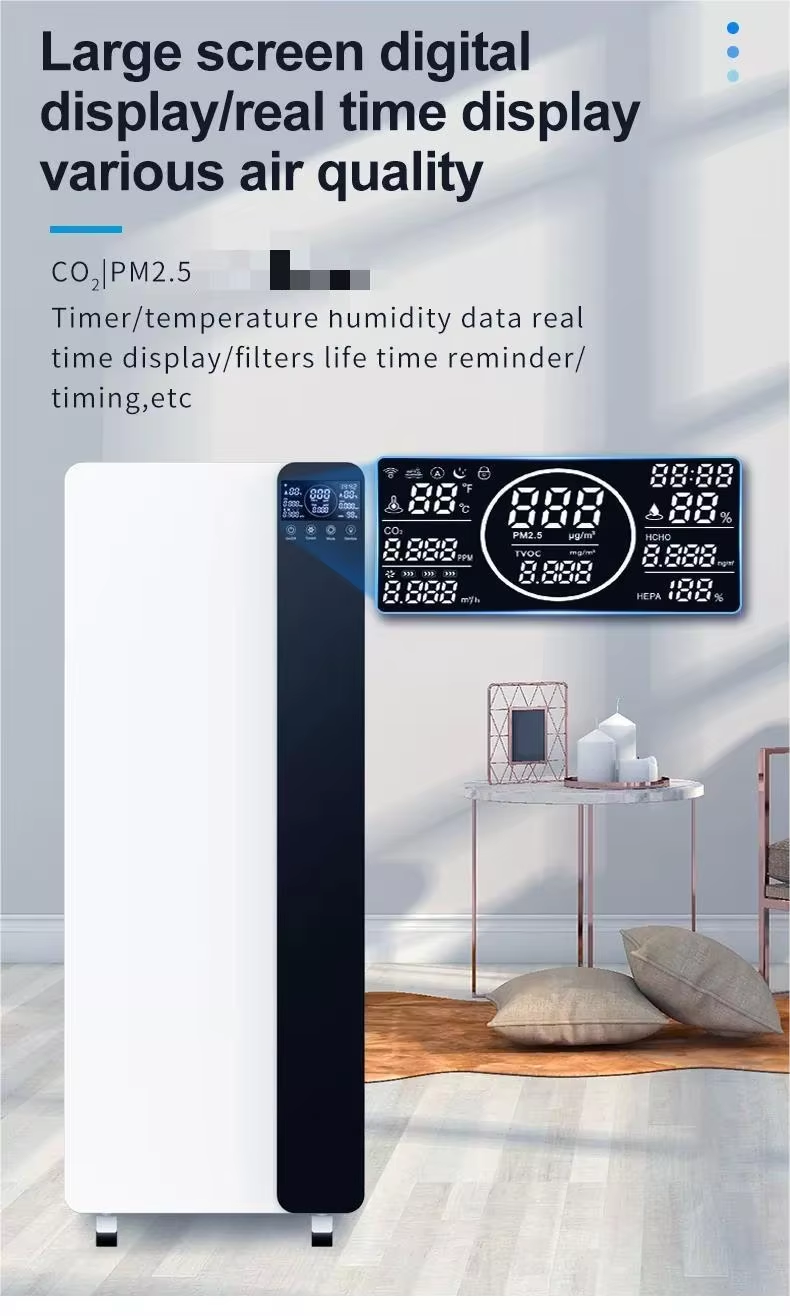 Best Price Tuya Smart Air Cleaner Large Room Portable Remote Control Home Office Air Purifier,Portable Air purifier systems with smart remote control,Purithm