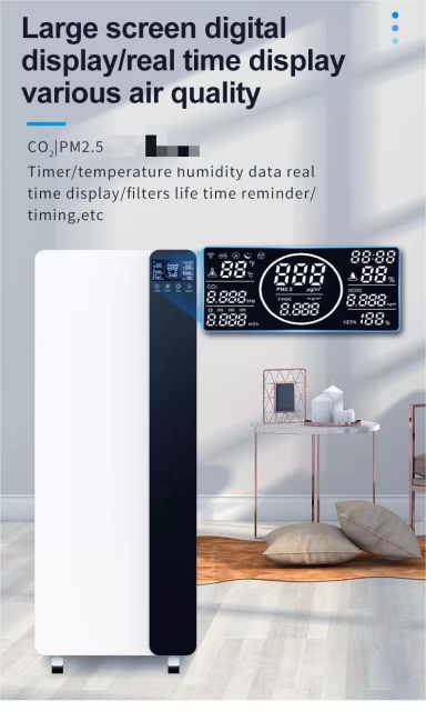 Best Price Tuya Smart Air Cleaner Large Room Portable Remote Control Home Office Air Purifier,Portable Air purifier systems with smart remote control,Purithm