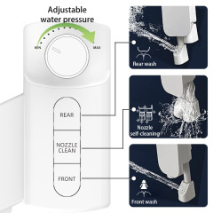 Detachable Non Electric Bidet Detachable Non Electric Smart Toilet Bidet Dual Nozzle Key Button Bidet Toilet Attachment,Detachable Electric Bidet Smart Toilet Bidet Bidet Toilet Attachment,Purithm