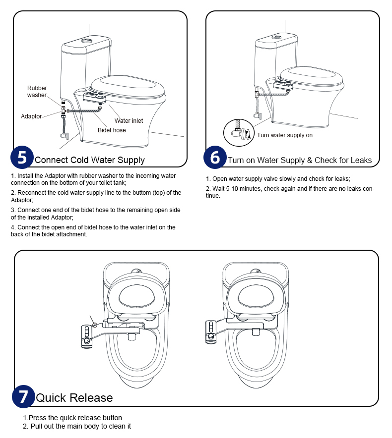 Detachable Non Electric Bidet Detachable Non Electric Smart Toilet Bidet Dual Nozzle Key Button Bidet Toilet Attachment,Detachable Electric Bidet Smart Toilet Bidet Bidet Toilet Attachment,Purithm