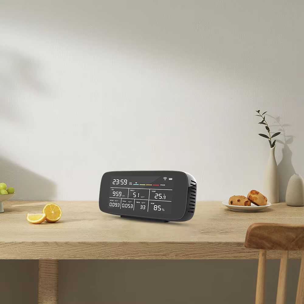 High Quality Indoor air Quality Monitor Smart CO2 Meter Portable CO2 Gas Analyzers Carbon Dioxide Detector CO2 Sensor,High Quality air Quality Monitor Realy time Detector Sensor,Purithm