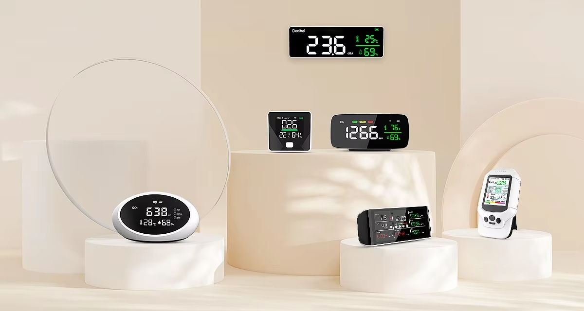 High Quality Indoor air Quality Monitor Smart CO2 Meter Portable CO2 Gas Analyzers Carbon Dioxide Detector CO2 Sensor,High Quality air Quality Monitor Realy time Detector Sensor,Purithm
