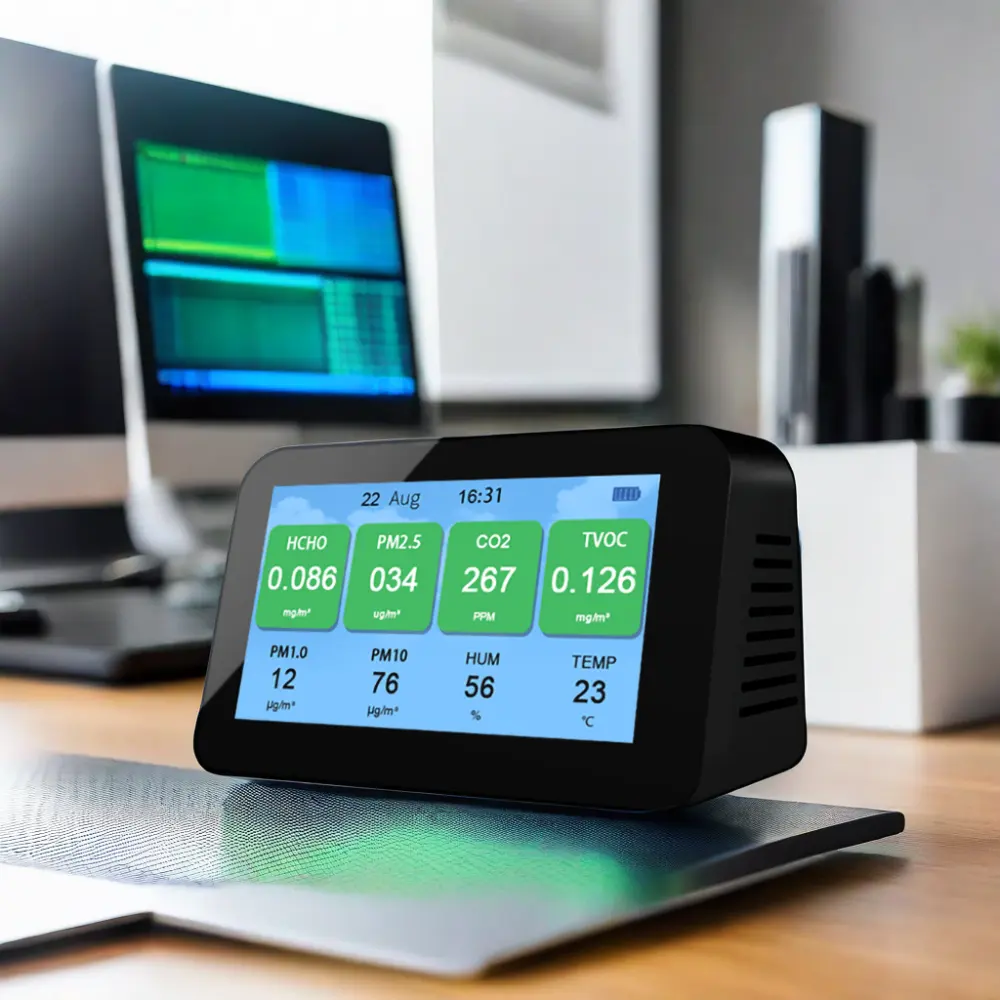 High Quality Indoor air Quality Monitor Smart CO2 Meter Portable CO2 Gas Analyzers Carbon Dioxide Detector CO2 Sensor,High Quality air Quality Monitor Realy time Detector Sensor,Purithm